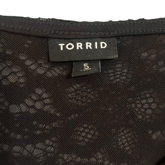 Torrid Black Lace Bodysuit 5x - Picture 11 of 15